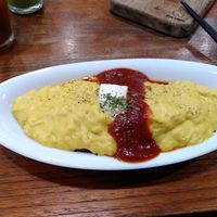 Omelette rice at CHOICE in Kyoto