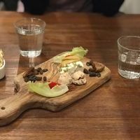 Vegan cheese plate at CHOICE in Kyoto