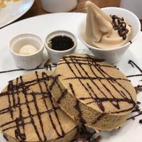 Chocolate pancake  at CHOICE in Kyoto