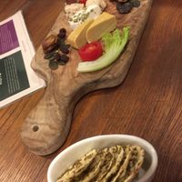 Vegan cheeses at CHOICE in Kyoto