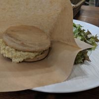 Egg sandwich with salad at CHOICE in Kyoto