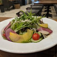Large salad at CHOICE in Kyoto