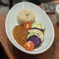 Vegetable curry at CHOICE in Kyoto