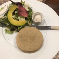 Pancake set - comes with a small drink  at CHOICE in Kyoto