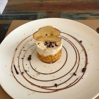 raw carrot cake at El Cafe Blueproject in Barcelona