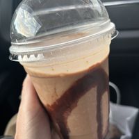Peanut butter and Hershey milkshake   at Radcliffe Market in Radcliffe