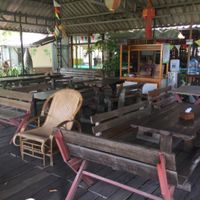 Dining room at Happy Green in Chiang Mai