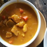 Masaman curry at Happy Green in Chiang Mai