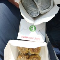 Upgraded containers! 2 orders of lotus wraps!! & Siu mai at Sassy Foods in San Francisco