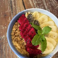 Smoothie bowl  at Vegan Soul Cafe in Penida Island
