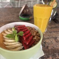 Summer fruit Buddha bowl  at Vegan Soul Cafe in Penida Island
