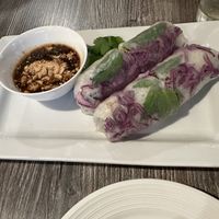 Vegan spring rolls    at Angkor Chef in San Jose