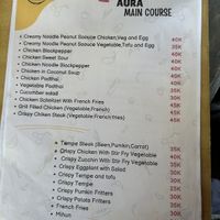 Menu Google 3 months ago  at Aura Bowls in 