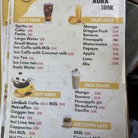 Menu Google 3 months ago  at Aura Bowls in 