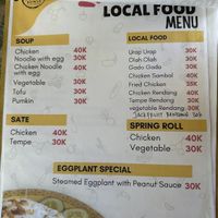 Menu Google 3 months ago  at Aura Bowls in 