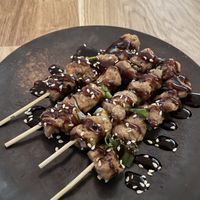 Teriyaki soya skewers   at Waterlily in Berlin
