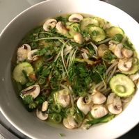 Wonton soup  at Waterlily in Berlin