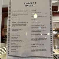 Vegan options   at St George Bakery in Helsinki