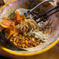 Miso daddy bbq ramen at Vegan AF Ramen in Wroclaw