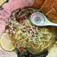 Coreander ramen   at Vegan AF Ramen in Wroclaw