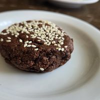 Tahini chocolate cookie at Anchor Coffee House in Windsor