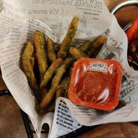 Fagiolini in pastella at The Villains Pub  in Brescia