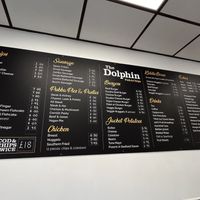Menu Aug 2025  at The Dolphin in Mablethorpe