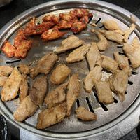 All vegan faux meats….all delicious   at Master Kim's Korean BBQ 3 in Las Vegas