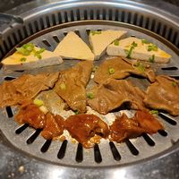 Tofu, beef bulgogi, and teriyaki chicken at Master Kim's Korean BBQ 3 in Las Vegas