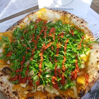 Vegan pizza "Zucca" at Mio - A Piece of Neapel in Vienna