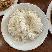 Steamed Rice served with an entree   at Wongs Asian Cuisine in Toronto