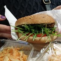 Chef's burger of the day  at Hank Cuisine Végétale - Archives in Paris