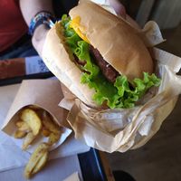 Ronald burger at Hank Cuisine Végétale - Archives in Paris