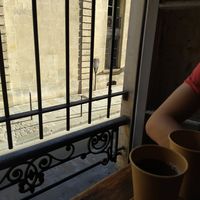 The view from the gallery at Hank Cuisine Végétale - Archives in Paris