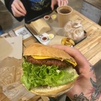 Forgot the name of the Burger but it was great!  at Hank Cuisine Végétale - Archives in Paris