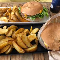 Yummy vegan burgers    at Hank Cuisine Végétale - Archives in Paris
