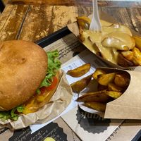 L'allume, frites, and fondant  at Hank Cuisine Végétale - Archives in Paris