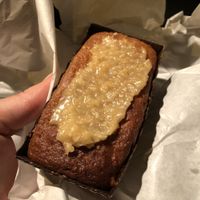 Vegan freshly baked carrot cake   at Hank Cuisine Végétale - Archives in Paris