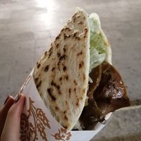 Vegan kebab at Piadina Salentina in Lecce