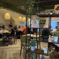 Clean dining room, nice lighting  at Naung Mai Thai Kitchen in Anacortes
