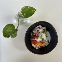 The granola was delicious, the fresh fruit tasted so amazing!  at Let It Bloom in Valencia