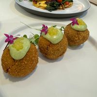 Quinoa croquetas at Let It Bloom in Valencia