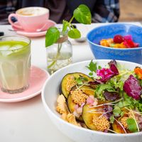 Nice options and good food! Looked cute aswell  at Let It Bloom in Valencia