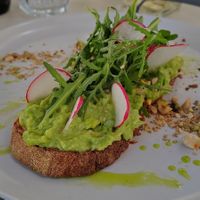 The best avo-toast I've ever had. at Let It Bloom in Valencia