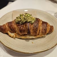 Pistachio croissant at Let It Bloom in Valencia