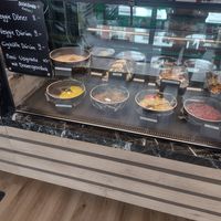 A view of some of the things you can choose for a bowl. at VeggEast in Basel