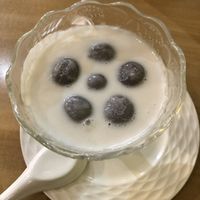 Sago pudding at Sunflower Thai Vegetarian Restaurant in Auckland