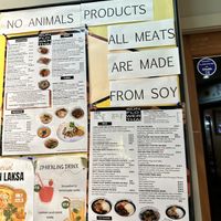 Menu  at Sunflower Thai Vegetarian Restaurant in Auckland