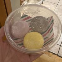 Takeaway mochi ice cream  #Veganuary at Sunflower Thai Vegetarian Restaurant in Auckland
