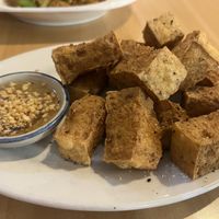 Salt and Pepper Crispy Tofu  at Sunflower Thai Vegetarian Restaurant in Auckland